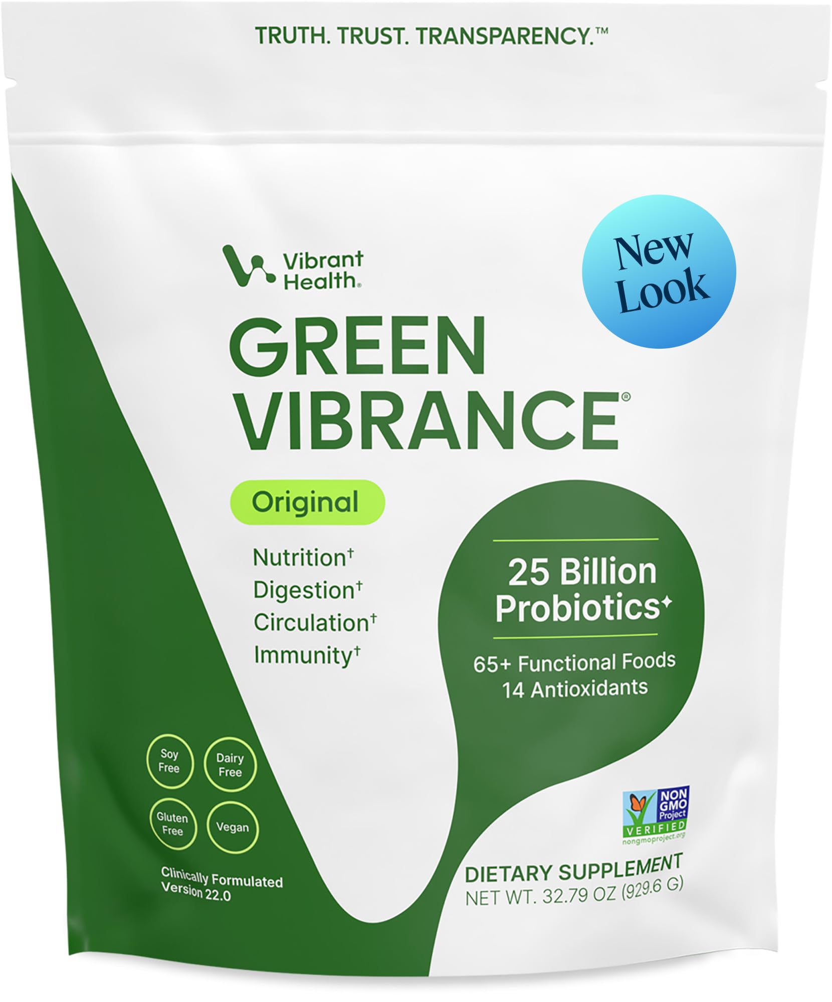 Amazon.com: Vibrant Health Green Vibrance Superfood Blend Powder